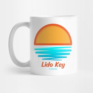 Lido Key Florida - Waves and Sunset Mug